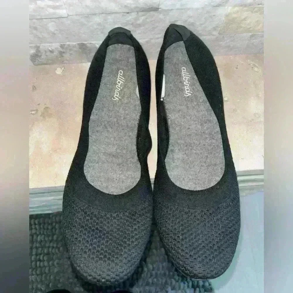 Allbirds Tree Breezers Ballet Flats black sz 7.5 W